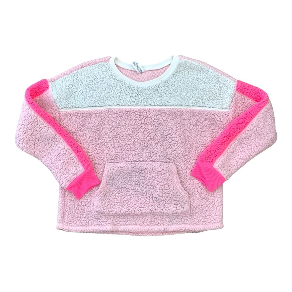 Justice Sherpa Sweater Girls Size 12